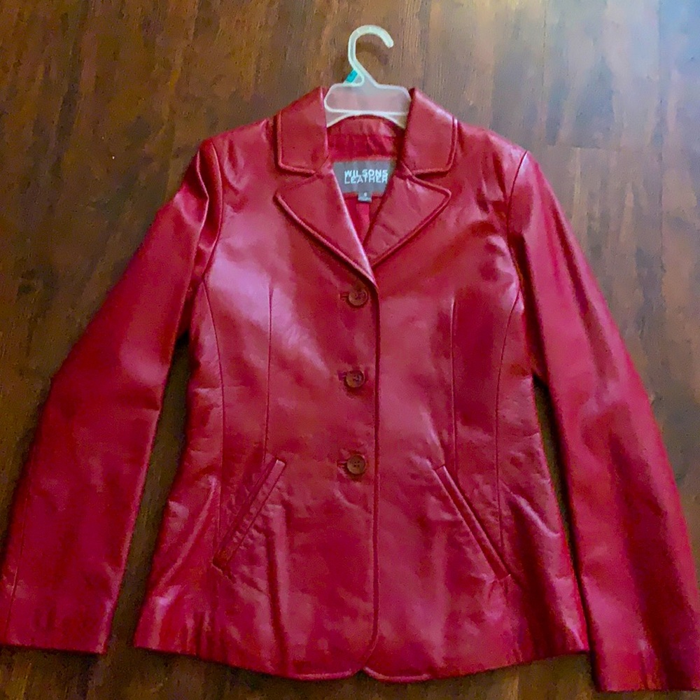 Wilson’s red leather jacket